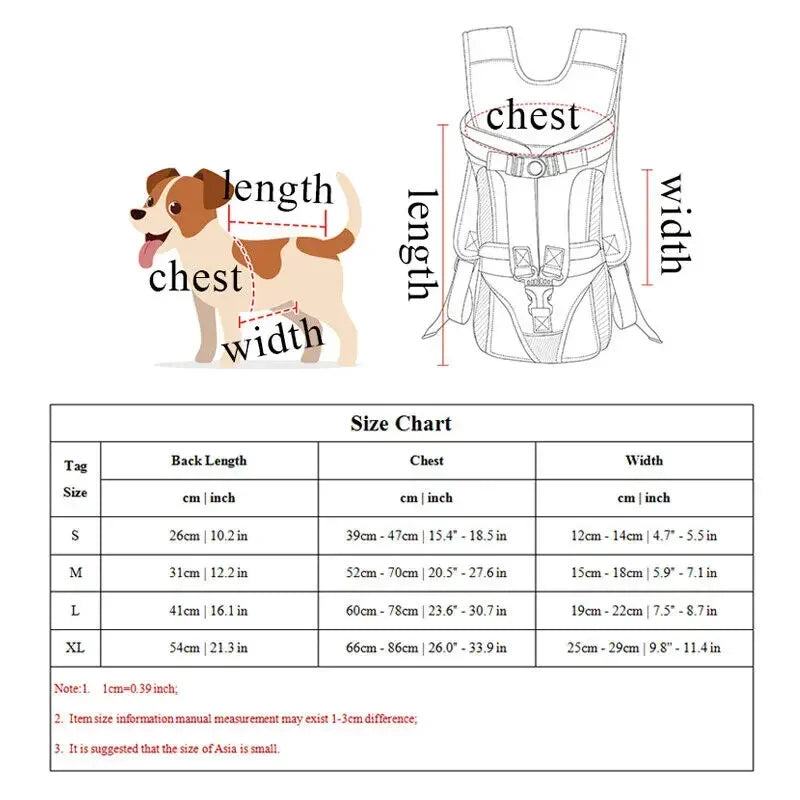 Pet Carrier Backpack for Dogs