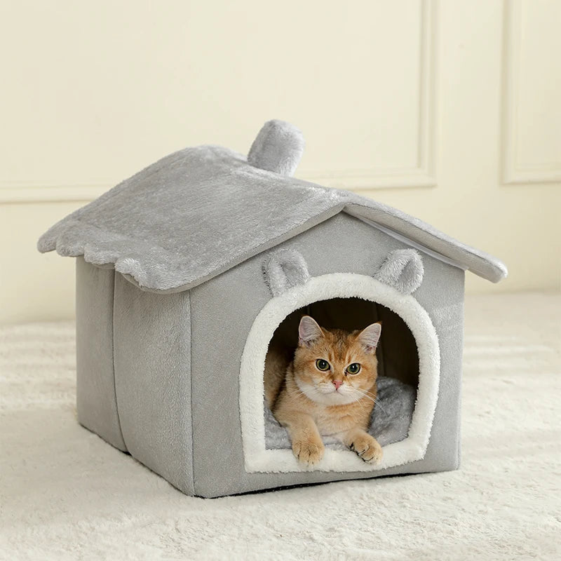 Foldable Pet House Removable Washable Cat House
