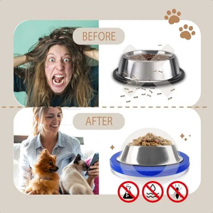 Ant Proof Cat Dog Bowl
